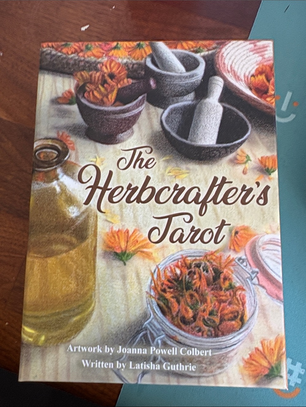 The Herbcrafter's Tarot Deck - Floral Illustrated Box